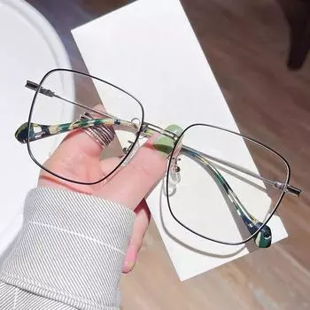 Net Red Face Artifact Big Face Small Ins Wind Square Большая рамка для фотографий близорукости для мужчин и женщин