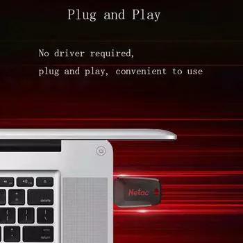 Netac U197 64 ГБ USB2.0 U Disk Портативный USB-накопитель Маленький и компактный Plug and Play Широкий