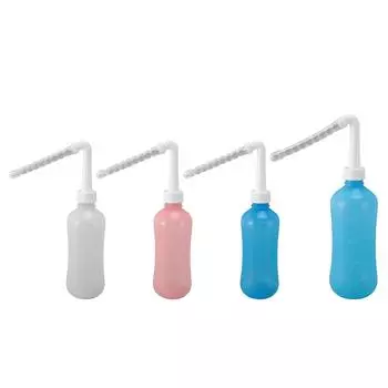 Нети-пот, бутылочка для промывания пазух, силиконовая АБС-пластика, ручное средство для промывания носа, бутылочка для ирригации носа для взрослых 310ML White