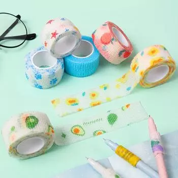 Нетканая защитная лента для пальцев для письма школьников, самоклеящаяся эластичная повязка, эластичная защитная повязка для рук для занятий спортом на открытом воздухе