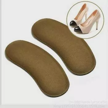 Нетканые протекторы для пяток: Губчатые подушечки половинного размера для комфорта ног, предотвращающего износ Universal жёлтый