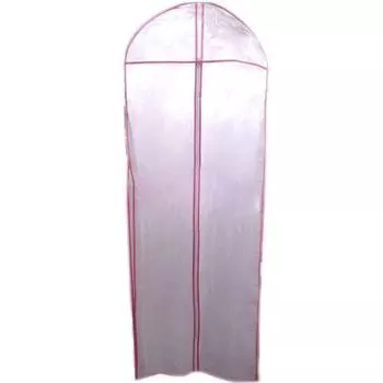 Нетканый чехол для свадебного платья, полупрозрачный чехол для платья, пыленепроницаемые чехлы для одежды