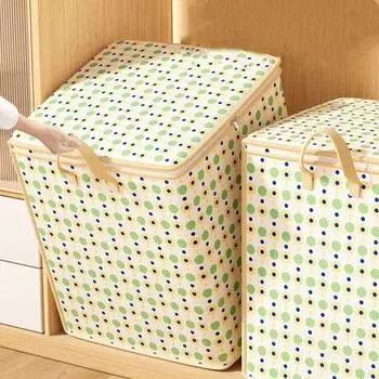 Нетканый материал одеяло мешок для хранения одежды пылезащитная одежда брюки сортировочная коробка для домашнего хозяйства 30L кофейный