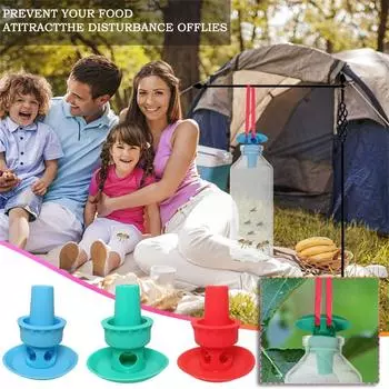 Нетоксичная ловушка для мух-дрозофил, приманка-приманка для дома для лошадей One Size зелёный