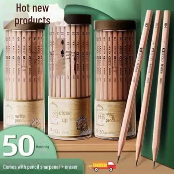 Нетоксичный детский карандаш для рисования HB Hexagonal - Безопасен для детей, 2B для детей детского сада и учеников начальной школы 100 pencils