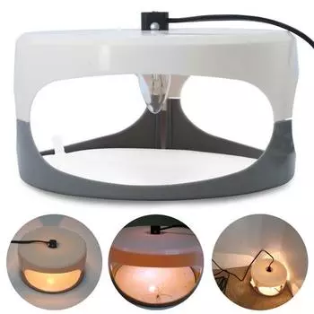 Нетоксичный домашний светодиодный светильник для домашних животных, липкая ловушка для блох, инструмент для борьбы с вредителями, ловец-убийца US Plug белый