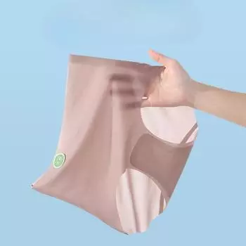 Нетронутый ледяной шелк треугольные трусы с высокой талией трусы обтягивающие талию бедра ультратонкий жаккард большой размер нижнее белье для женщин трусики XL шампанского