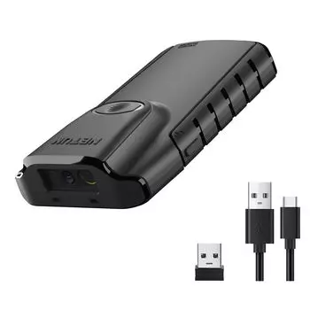 NETUM Bluetooth 2D штрих-код небольшой портативный считыватель QR-штрихкодов автоматический беспроводной пистолет сканирование задний зажим планшет iOS Android Windows MacOS для склада