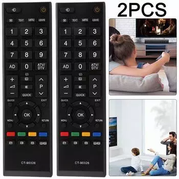 neu 2Pcs практичный пульт дистанционного управления аксессуары Smart TV контроллер для TOSHIBA