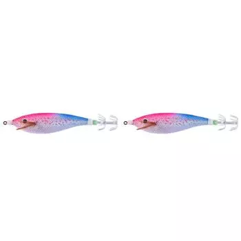 neu Glowing Squid Hooks 11CM/13.4G Artificial Squid Trolling Lure (Pink Blue)