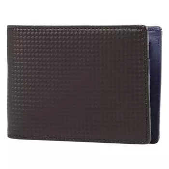 Neu Interesse Bifold Wallet Schatten 0703 Neu interesse Schatten Cowhide Натуральная кожа Гибридная кожа Водоотталкивающий Черный x Темно-синий [Neu Interesse]