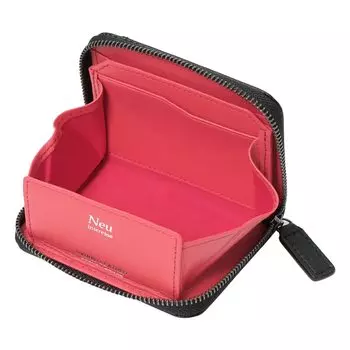 Neu Interesse Чехол для монет Кошелек для монет Schatten 0706 Neu interesse Schatten BOX Портмоне для монет Коровья натуральная кожа Гибридная кожа Водоотталкивающий Черный x