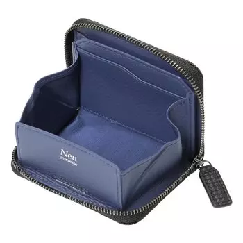 Neu Interesse Чехол для монет Кошелек для монет Schatten 0706 Neu interesse Schatten BOX Портмоне для монет Коровья натуральная кожа Гибридная кожа Водоотталкивающий Черный x