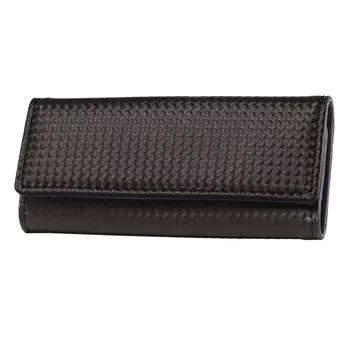 Neu Interesse Key Case Schatten 0707 Neu interesse Schatten Cowhide Натуральная кожа Гибридная кожа Водоотталкивающий Черный x Темно-синий [Neu Interesse] 2.0