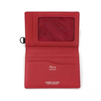 Neu interesse Schatten License Case Card Case 0711 Черный x Красный [Neu interesse] 2.0