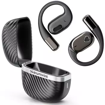 NEUNVOX NOXSOUND OWS 06 беспроводные наушники с открытым ухом, Bluetooth, воздушная проводимость, до 40 часов, в комплекте чехол для зарядки 5.3, крючки,
