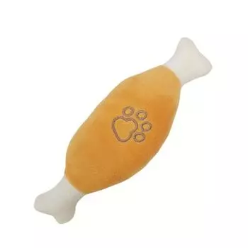 Неуязвимый и прочный динозавр. Игрушка для собак, подходящая для агрессивных любителей жевать. И пищащая плюшевая игрушка для собак. One Size