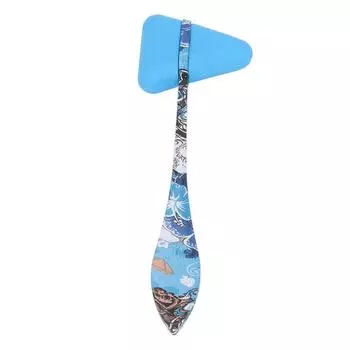 Neurological Percussion Hammer Trilateral Shaped Zinc Alloy Handheld Diagnostic Massager Tool Sky синий