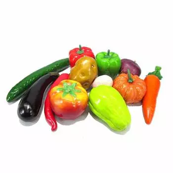 neustadt Образцы еды Реалистичные овощи Яйца Набор из 12 образцов еды Модель Дисплей Детский игровой набор k0113