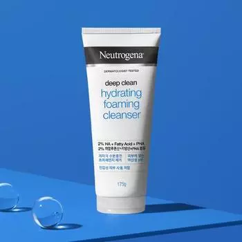 Neutrogena Amino Слабокислотная увлажняющая очищающая пенка 175г, Корея очищающая
