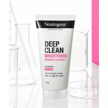 Neutrogena Deep Clean Brightening Foaming Cleanser 150g X2 NONE