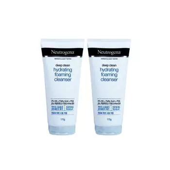 Neutrogena Deep Clean Hydrating Foaming Cleanser, 175g, 2 units