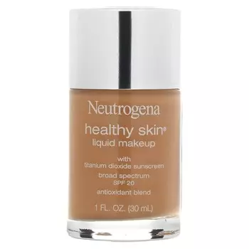 Neutrogena, Healthy Skin, жидкая косметика, SPF 20, теплый бежевый 90, 30 мл (1 жидкая унция)