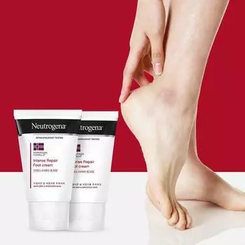 Neutrogena Крем для ног интенсивного восстановления Double Plan (56г+56г)