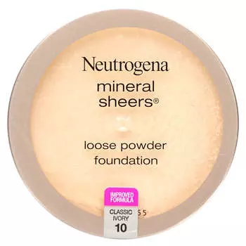 Neutrogena, Mineral Sheer, рассыпчатая пудра, оттенок Classic Ivory 10, 0,19 унции (5,5 г)