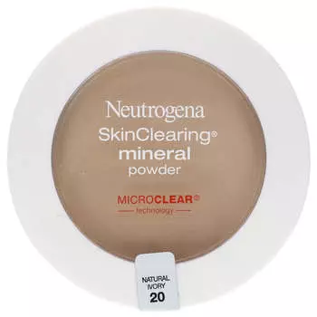 Neutrogena, Skin Clearing Mineral Powder, Natural Ivory 20, 0.38oz (11g)