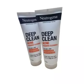 Neutrogena Слабокислотное пенящееся очищающее средство от прыщей, 150 г, 2 шт.