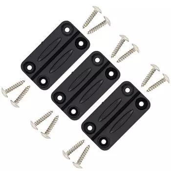 NeverBreak Parts 3 Pack Black Igloo Cooler Hinge Replacement with Screws High Strength Igloo Cooler Replacement Parts Kit for Ice Chest -