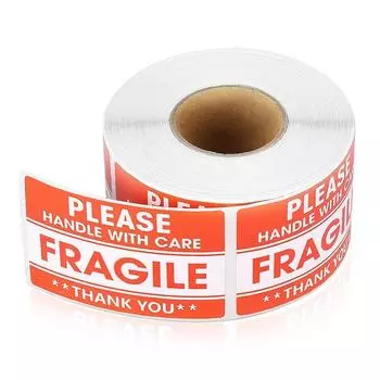 New 100PCS Fragile Stickers The Goods Please Handle With Care Warning Labels DIY Supplies