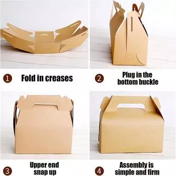 New 10 Pack Paper Gift Boxes For Kid Birthday Party Wedding Christmas Dector