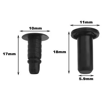 New 10PCS Rivet Retainer Fastener Screws Repair Components For Mercedes A0009915940