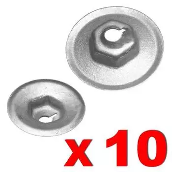 New 10x Rear Wheel Arch Lining and Mudguard Nuts 1382642 for Ford C-Max Fiesta Focus