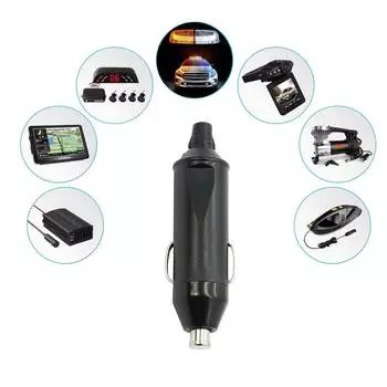 Новый 12/24 В 20 А сменный автомобильный прикуриватель, зарядное устройство постоянного тока, универсальный автомобильный USB-зарядный штекер прикуривателя чёрный
