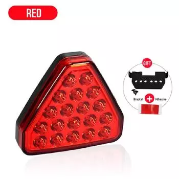 New 12V Red Car Rear Lower Bumper Flashing LED Light Tail Third Brake Lamp Universal