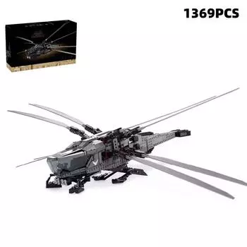 New 1369PCS Helicopter Model Ornithopter 10327 Assembly Blocks Helicopter Fighter Children s Toy Birthday Christmas Toys Gifts