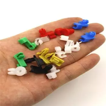 New 16PCS Plastic Clips Car Auto Door Lock Rod Clip Fastener Retainer Rivet Buckle