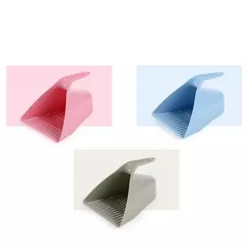 New 1 Pcs Cat Litter Shovel Pet Cleaning Tool Plastic Scoop Cat Sand Toilet Cleaning Housebreaking Litter Cat Supplies Products синий