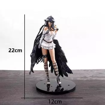 New 1 Piece Albedo PVC Anime Figure Girl Model Ornaments for Fans, 22cm