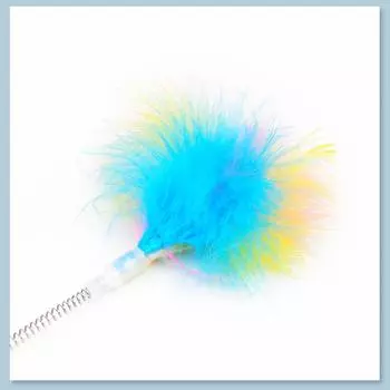 New 1Pc Tumbler Cat Toy Feather Teasing Cat Toy Bell