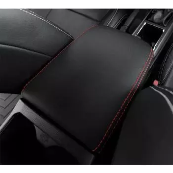 New 1PCS Leather Center Console Lid Armrest Cover Black For Toyota Tacoma TRD Pickup