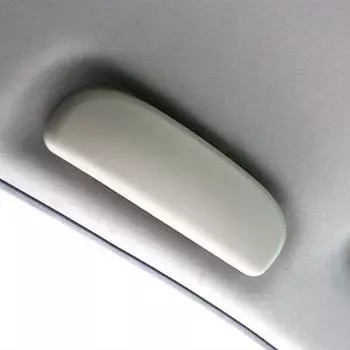 New 1x Beige Universal Car Interior Sunglasses Storage Box Sun Glasses Eyeglass Case