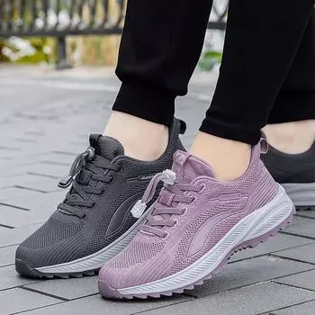 New 2024 elderly shoes fashion women s shoes spring walking mother comfortable middle-aged and elderly leisure sports non-slip waterproof 36