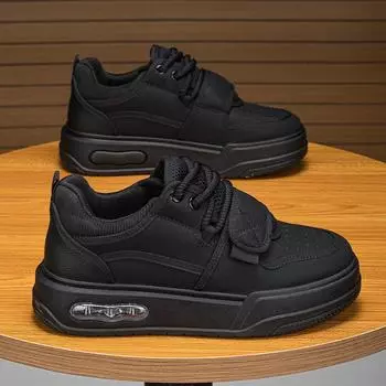 New 2025 versatile little white shoes casual men s shoes mint mambo handsome thick sole increases the casual versatile trend 39 белый