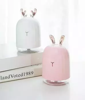 NEW 220ML Air Humidifier Aromatherapy Essential Oil Diffuser Ultrasonic Humidifier Car USB Mist Maker with LED Night Lamp 2025 олений