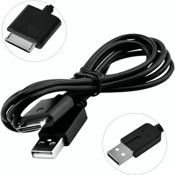 New 2 in 1 USB 2.0 Data Sync Transfer and Power Charger Cable For PSP Go