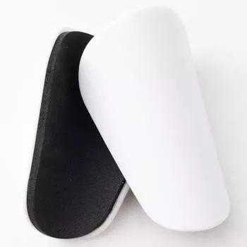 New 2 Pairs Black + White Mini Shin Guard Protective Equipment for Youth and Adults